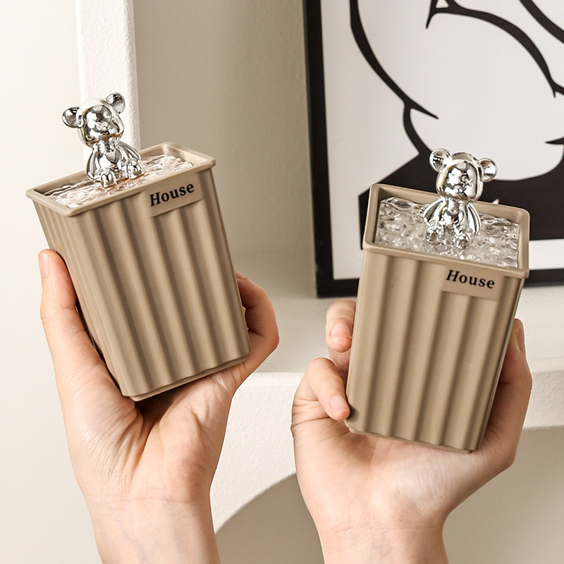 装轻奢棉签牙签棉花棒棉棒放棉签盒牙签盒牙签罐牙签筒收纳盒盒子,收纳整理,桌面收纳盒,淘宝优惠券,粉丝福利购,淘宝优惠卷