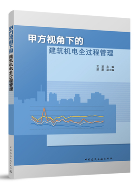 甲方视角下的建筑机电全过程管理 建筑机电工程全生命周期的管理 机电设计 绿色 低碳技术的应用实践 能源管控 调试方法 王波 主编
