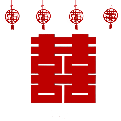 结婚客厅装饰婚房布置套装