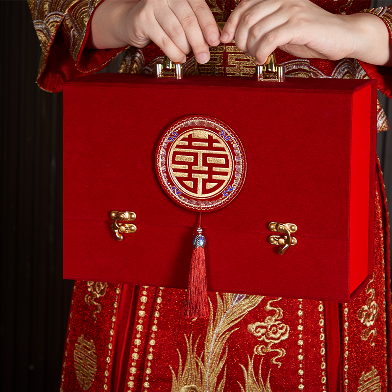 彩礼现金礼盒钱盒子订婚礼金盒