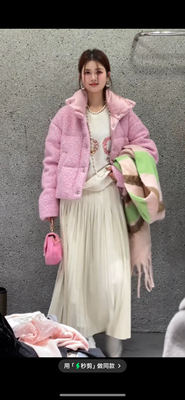 价格咨询.欧洲站原创设计师外套贵妇气质走秀款高定女装1205