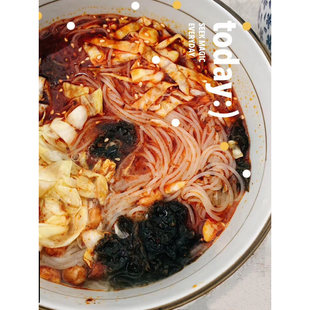 河南新乡小树家朝鲜面酸甜辣香辣口味真空速食8袋