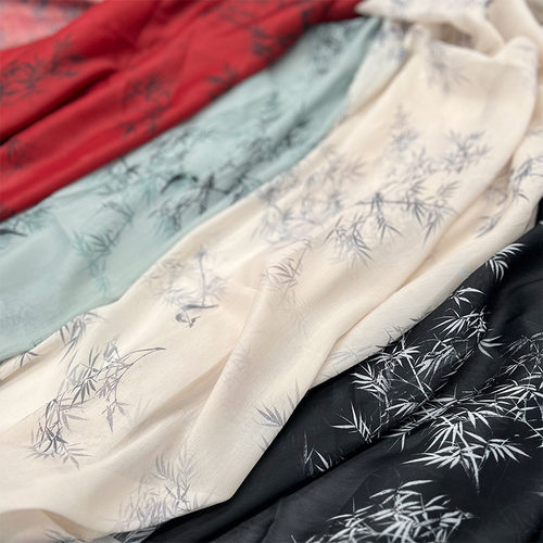 新中式国风汉服旗袍服装面料