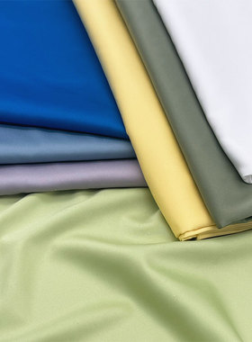 30D高密亲肤缎羽绒服布料防水工艺秋冬薄款棉服面料衬衫布服装布