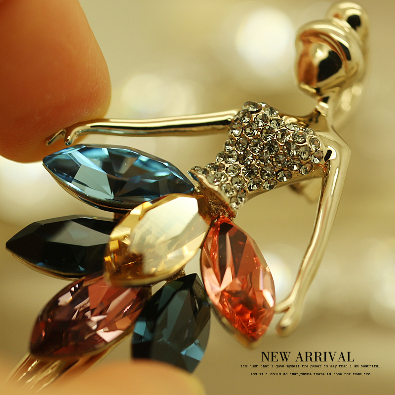 奥地利水晶韩版饰品别针