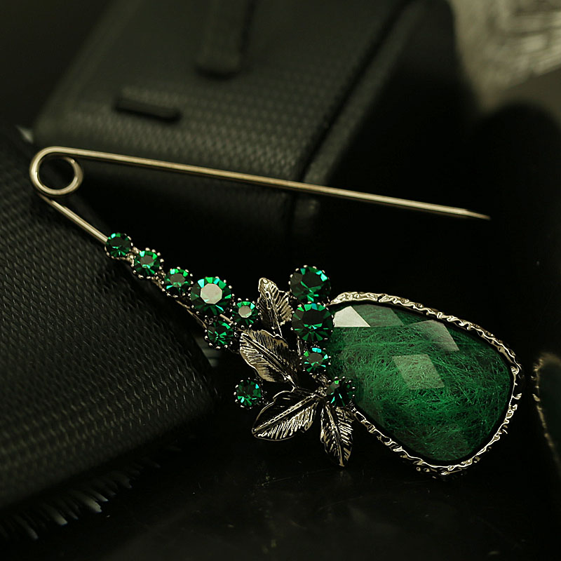 包邮bz22复古水晶韩版女韩国别针