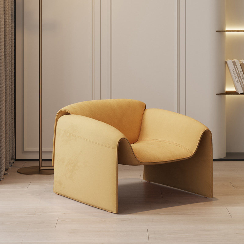 纳威现代轻奢异形单人沙发创意设计现代客厅阳台休闲极简螃蟹椅