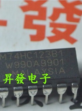 〖昇發电子〗数字逻辑芯片 74HC123 HD74HC123AP M74HC123B1 DIP