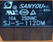 12V 继电器 SJ-S-112DM 高负载 10A250VAC 4脚常开