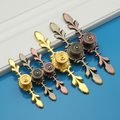 仿古拉手美式 柜门拉手现代简约 橱柜衣柜抽屉拉手欧式 单孔门把手