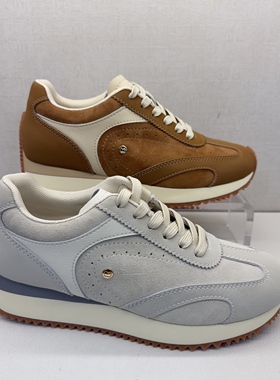 KISSCAT接吻猫德训鞋内增高2026春商场正品复古单鞋女K76170A-50