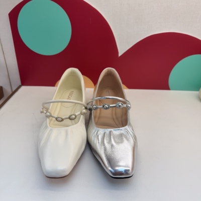 KISSCAT接吻猫玛丽珍猫掌鞋26新白色低跟鞋舒适单鞋女K76139A-10