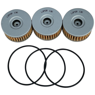 适用铃木DR250 大眼250 DJEBEL DR350 GN250 DR-Z250机油滤芯