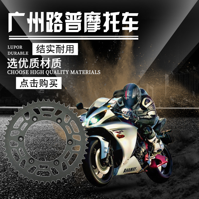 TSR125 TSR200 DR350 DRZ250 DRZ400 KLX400 后链轮链盘 牙盘大齿
