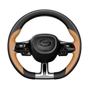 适用广汽传祺E8车方向盘套GS4 MAX影酷影豹GS3影速2024款手缝超薄