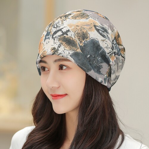 化疗后女士光头帽专用帽女2026新款春秋款中老年帽子薄款睡帽包头