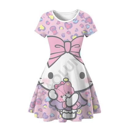 2023新款公主裙hellokitty儿童连衣裙女女童中大童宝宝连体裙