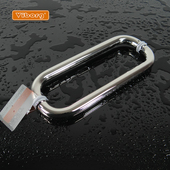 304不锈钢淋浴房玻璃门拉手浴室玻璃门把手无框玻璃移门扶手大门