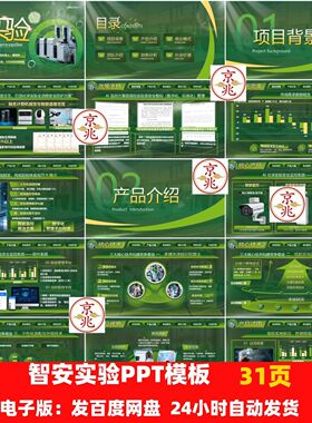 挑战杯国创赛高端科技感PPT模板创新创业大赛PPT大挑小挑绿色国金