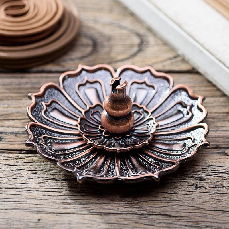 檀香莲花香插香座仿古茶道多用车内香熏香炉线香炉香托香盘香座,家居饰品,香托/香盘/香座/香插,淘宝优惠券,粉丝福利购,淘宝优惠卷