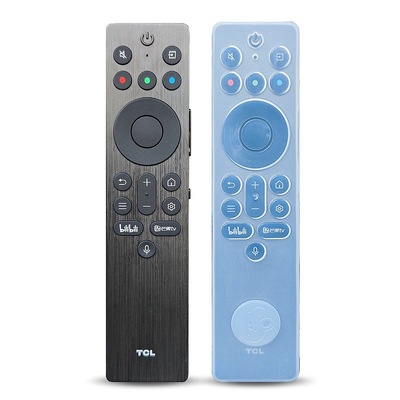 适用TCL鹤6pro Q10K雷鸟电视遥控器RC802A701A硅胶套透明防摔软壳