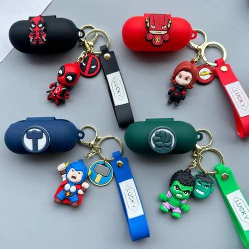 适用索尼Sony WF-C510无线蓝牙耳机可爱卡通复仇者联盟软壳硅胶保护套WFC500防尘壳时尚防丢防摔收纳套C700壳