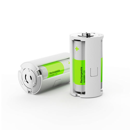 3节5号AA转大号1号1.5V并联转换筒AA转D转换筒并联