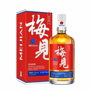 梅见 青梅酒 微醺低度 750ml   (原箱6瓶含礼袋*3)）