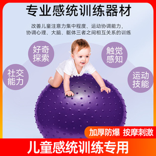 瑜伽球大龙球加厚防爆儿童感统训练宝宝触觉婴儿早教按摩球平衡球