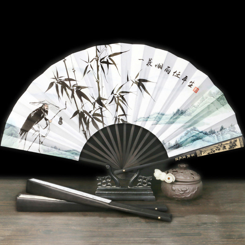 古风扇子苏轼定风波折扇10寸图片