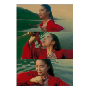 林青霞复古牛皮纸海报明星电影画报饭店酒吧咖啡厅装饰墙画壁画