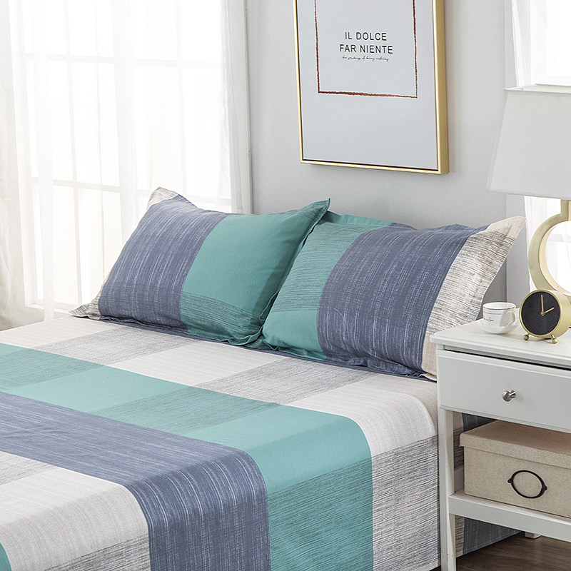 纯棉斜纹枕套一对48&times;74卡通碎花学生条纹全棉枕头套枕芯套包邮