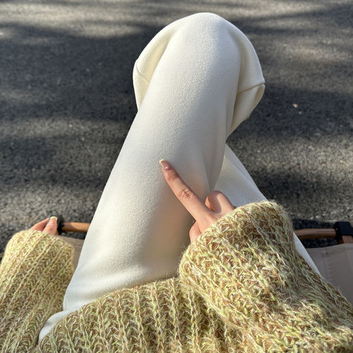 毛呢裤子女秋冬新款加绒