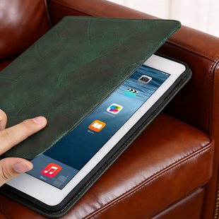 适用苹果ipad5壳纯色10代平板保护套ipad9第九代air5保护壳pro11 air2硅胶mini平板壳mini6代air3第5代仿皮套