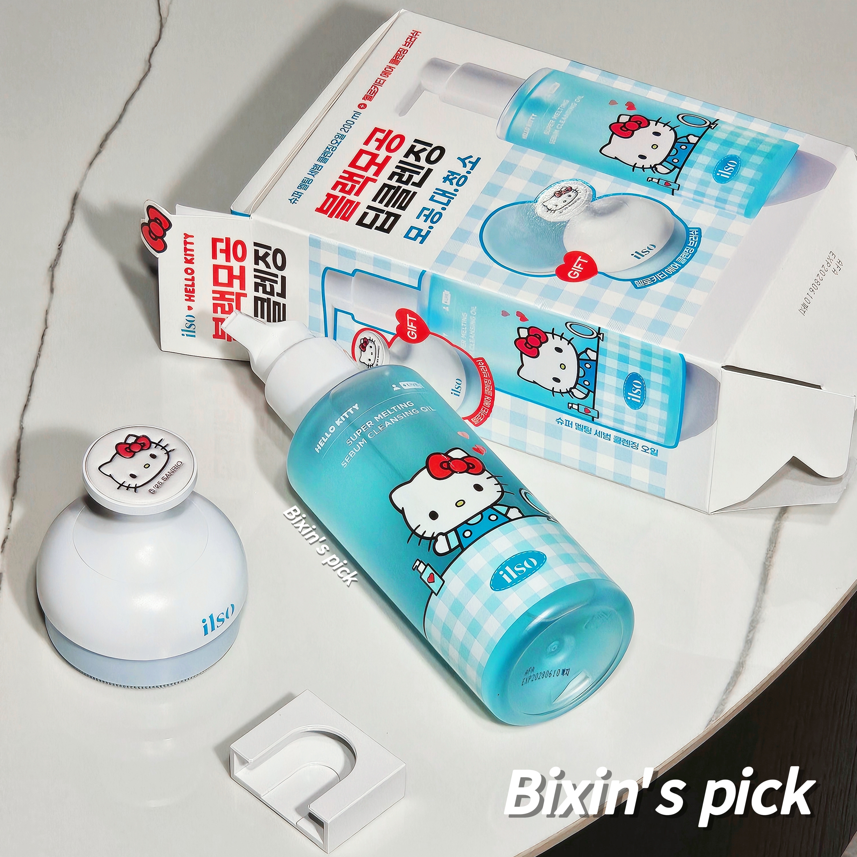 hellokitty联名！化解第一水感卸妆油韩国ilso深层清洁溶解黑头