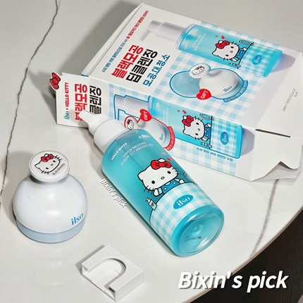 hellokitty联名！化解第一水感卸妆油韩国ilso深层清洁溶解黑头