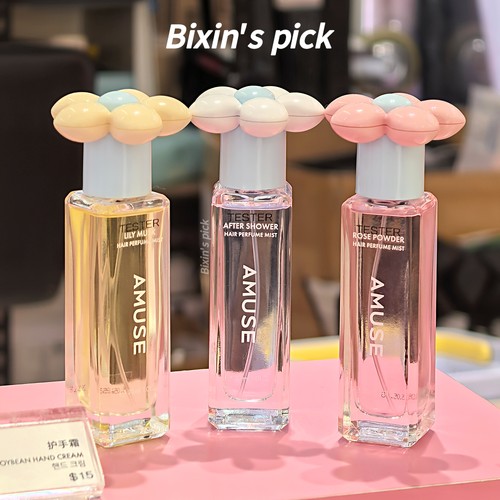 张元英同款 新品限定韩国amuse花朵系列发香喷雾玫瑰百合麝香