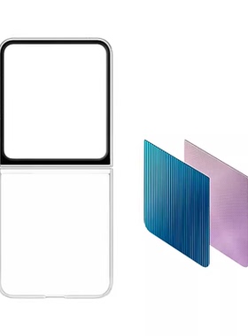 原装三星GALAXY ZFLIP5智能主题透明壳 W24FLIP硬壳全包防摔NFC交互式卡片手机壳原厂正品PC防刮蜘蛛侠