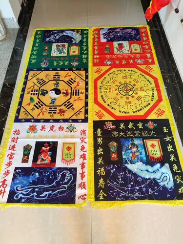 组合桌布喷绘水洗棉牛津布