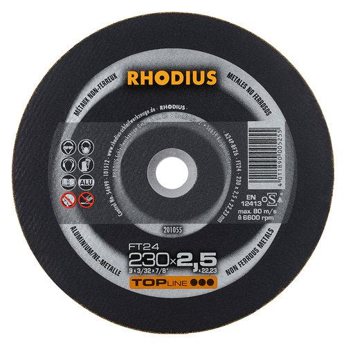德国进口RHODIUS罗迪斯铝 合金专用切割片125*2.0*22