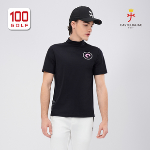 C牌 高尔夫男装 短袖 简约百搭半高领T恤 Castelbajac 24夏季 时尚