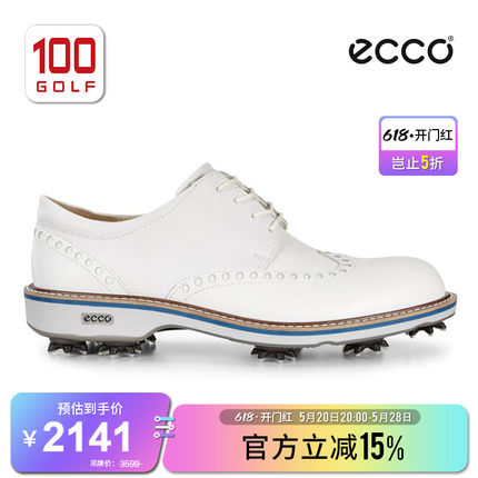 ECCO爱步高尔夫球鞋 男子LUX奢华系列高尔夫鞋新品GOLF男鞋子