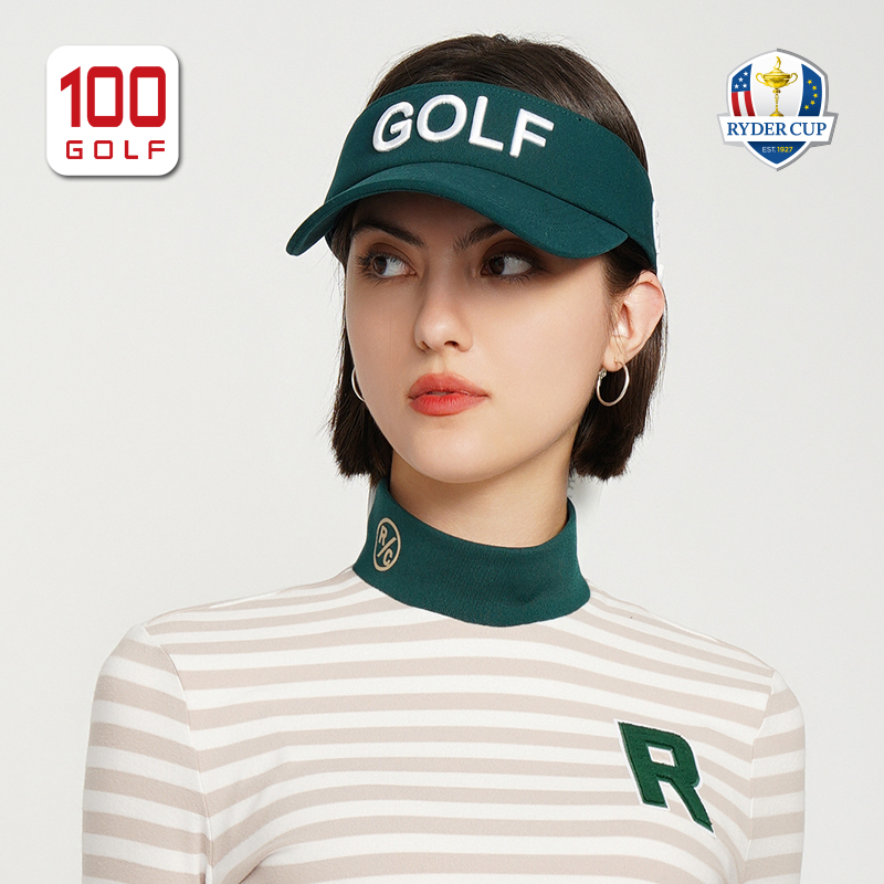 RyderCup莱德杯高尔夫球帽女全新时尚无顶帽大檐帽遮阳运动女帽