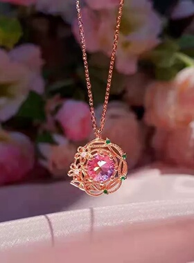 儿童超闪繁花四季项链甜美小饰品