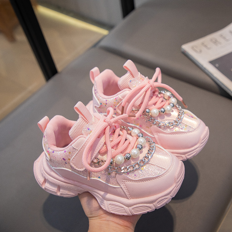 女童2025秋冬季新款防滑老爹鞋潮