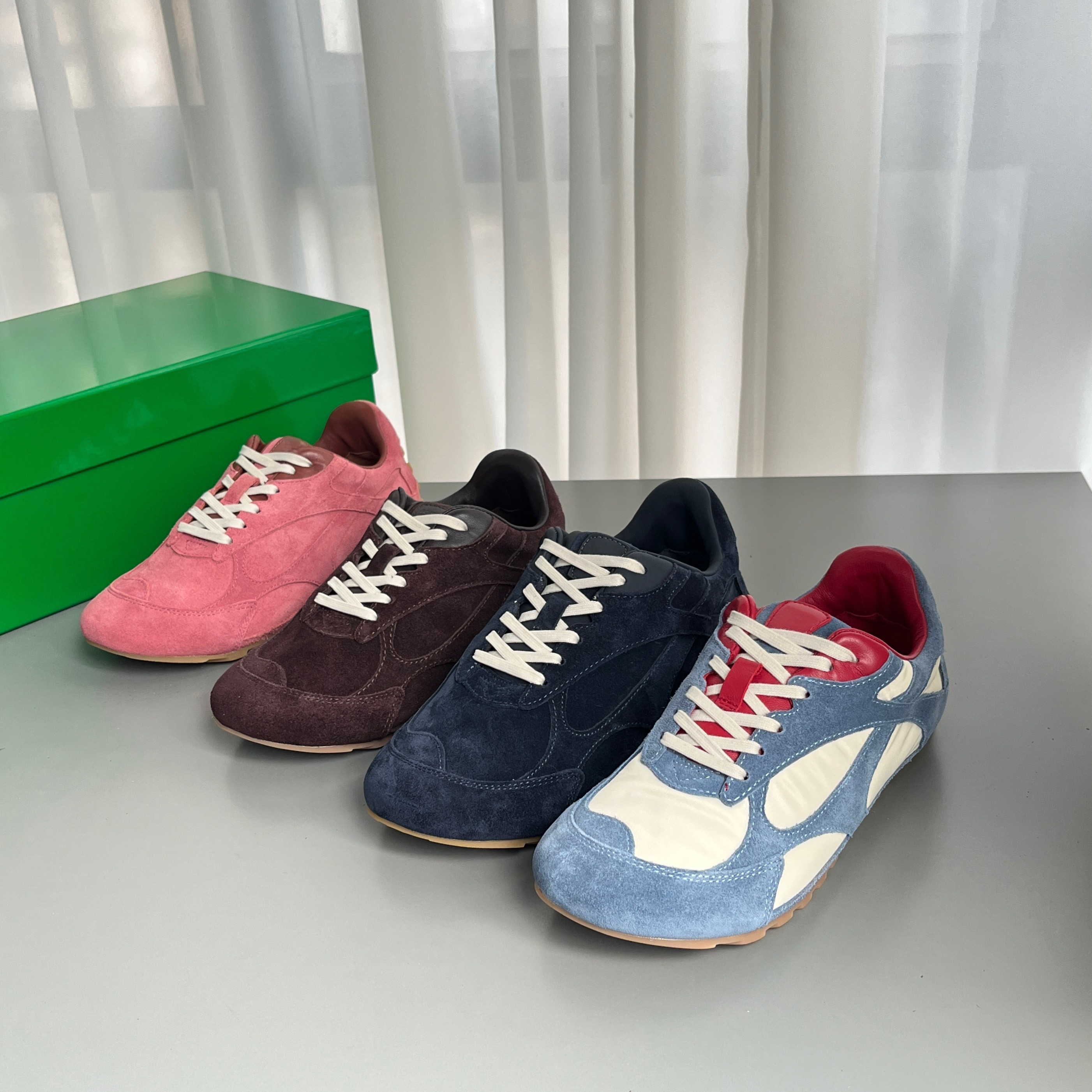 2025新款真皮复古拼色平底运动休闲鞋女百搭系带丑萌阿甘鞋德训鞋,女鞋,时尚休闲鞋,淘宝优惠券,粉丝福利购,淘宝优惠卷