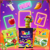 印尼进口Yupi优皮造型软糖 水果味QQ糖汉堡橡皮糖儿童零食独立装