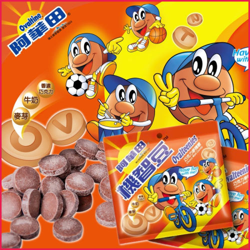 阿华田机智豆巧克力豆麦芽精糖