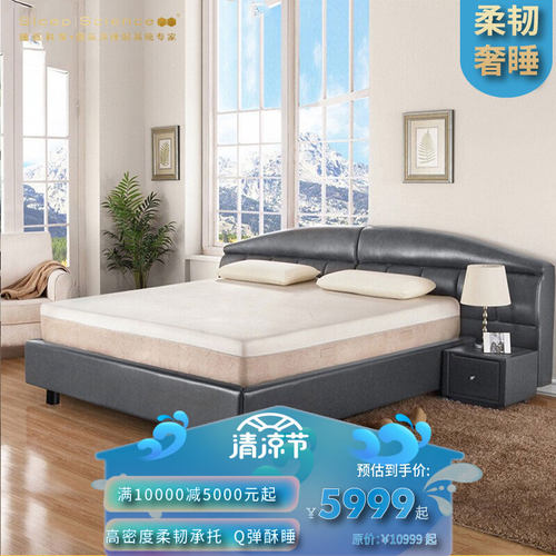 深睡释压记忆棉材质厚床垫