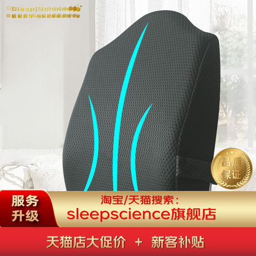 sleepscience记忆棉办公车用腰枕